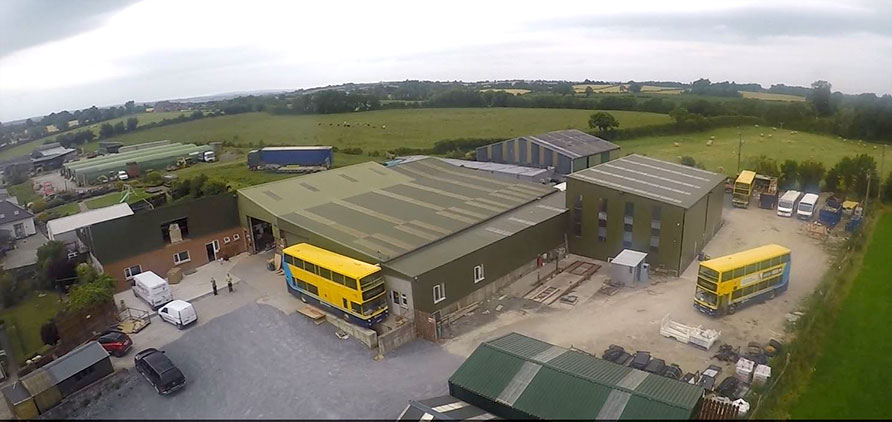 Aerial view of the ACT works in Ardee, Co. Louth